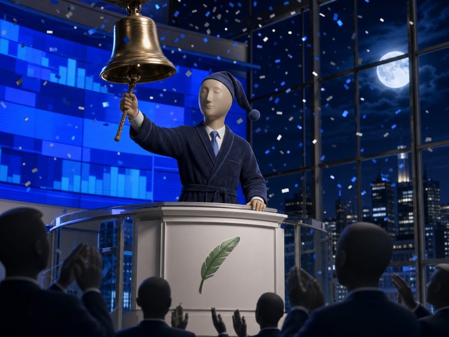 Ringing the opening bell at 9pm in a nightcap