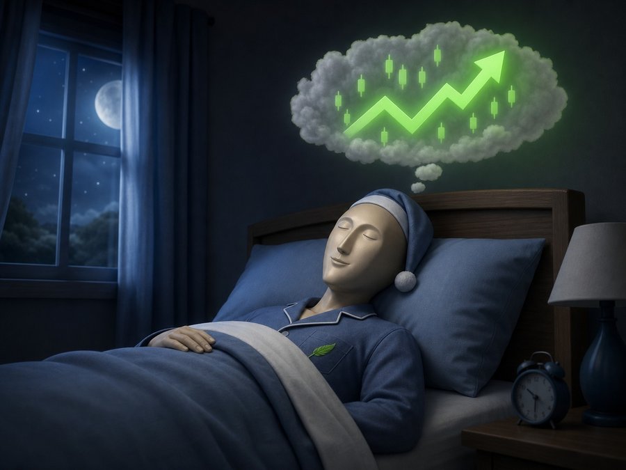 Dreaming in green candles