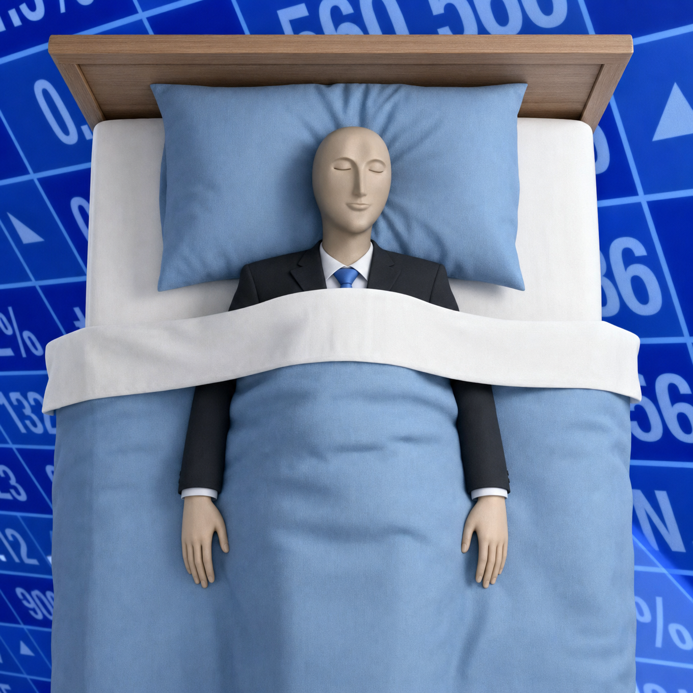 NASDARQ — asleep through the overnight session